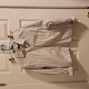 Banana Republic Cropped Button Down